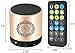 Ramadan Portable Digital Quran Speaker, Anlising Quran Speaker MP3 Player with Remote Control, Quran Translator, USB Rechargeable, 8GB FM Radio, Over 18 Reciters and 15 Translations Available(Gold)