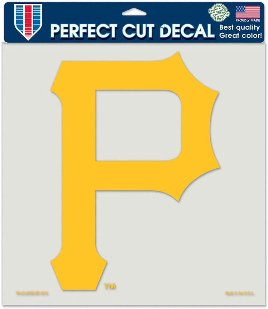 WinCraft Pittsburgh Pirates Decal 8x8 Die Cut Color