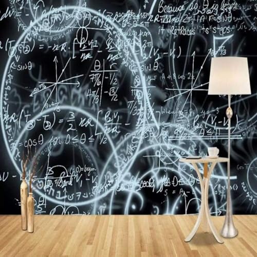 XLMING Abstrakt Handgemalt Kunst Tafel Mathematische Formeln 3D...