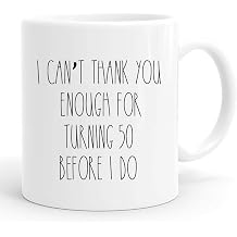 joey I Can Not Thank You Enough for Turning 50 Before I Do Mug,50th Birthday Gifts for Men, 1973 50 Year Old Birthday Gifts Coffee Mugs for Him, Friend, Dad, Brother, Husband, Grandpa, Coworker