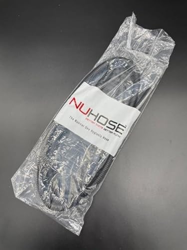 NU HOSE シーシャ ホース 切って使える ヌーホース 水タバコ ハイグレードウォッシャブルホース ブラック 黒 1本
