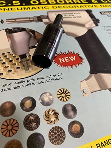 C.S. Osborne & Co. No. 6750 - Pneumatic Decorative Nailer (Additional Barrel Available) (5/8