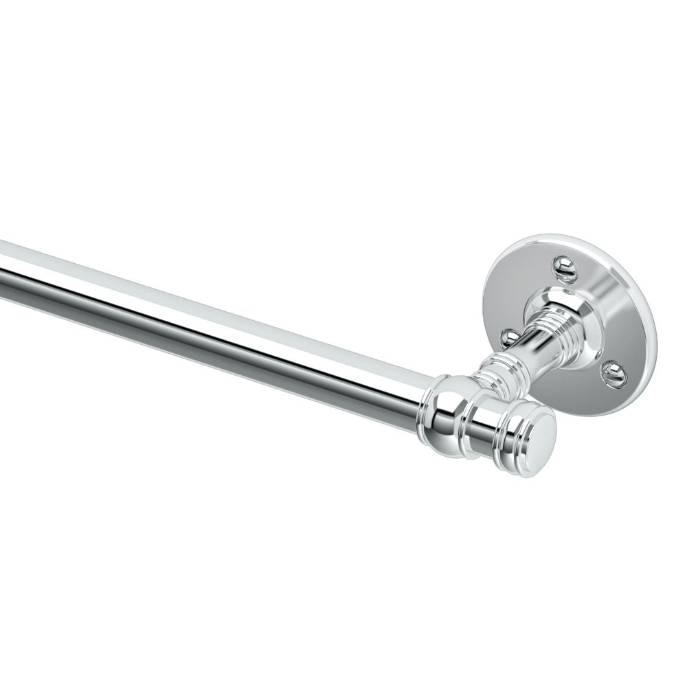 Gatco 4410 Cafe Zinc Towel Bar, Chrome 24 Inch