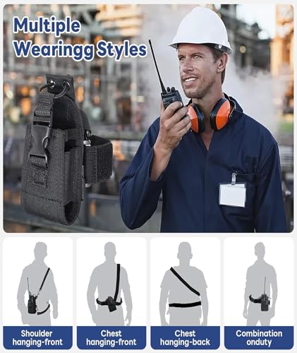Image of Walkie Talkie Holder, Walkie Talkie, Equipped with Adjustable Straps, Suitable for Action, Outdoor Exploration
