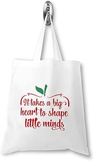 Personalised Teacher Tote Bag,Teacher Gift Bag, Teacher Quote Tote Bag, Thank You Teacher Tote Bag, Teacher Tote Bag, Custom Teacher Tote Bag, Eco Bag For Teacher, Present, Gift (Natural)