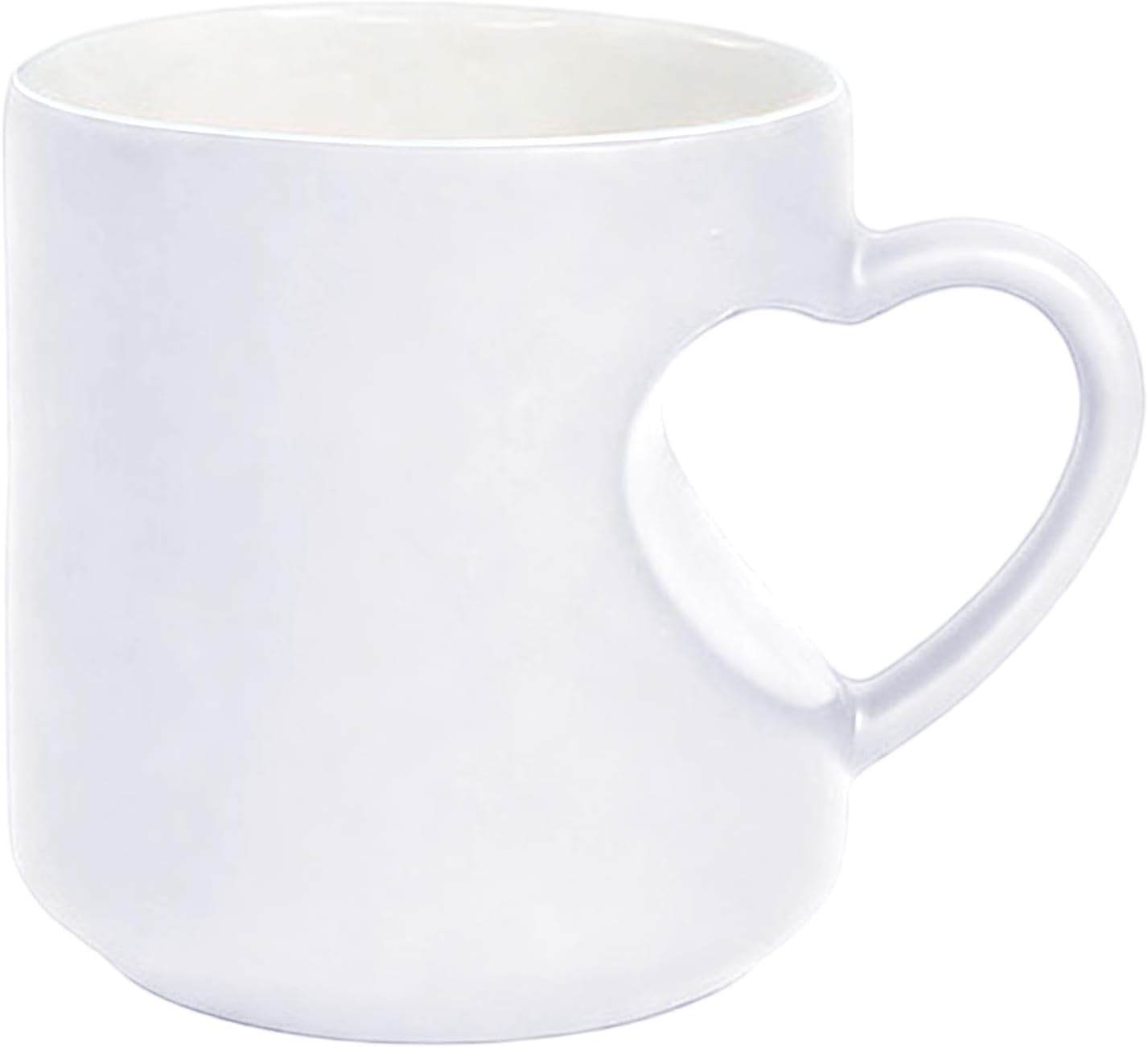 Heart-Shaped Color Changing Magic Ceramic Mug, 11oz Heat Sensitive Thermochromic Coffee Cup with Red Heart Pattern - Perfect Romantic Gift for Valentine's Day, Birthdays & Anniversaries