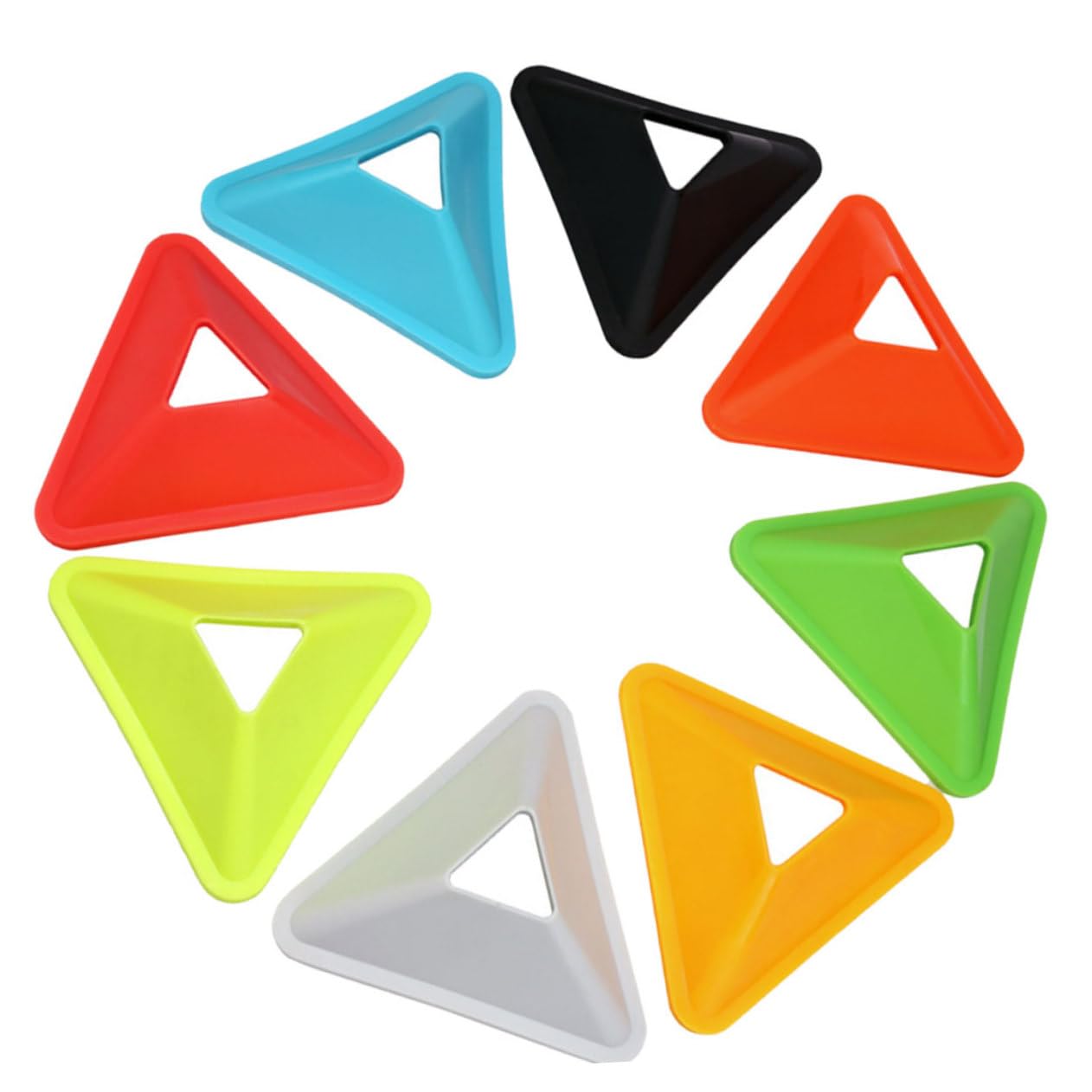 Sosoport Fußball-Logo-Platte Heller Fußball Fußballtrainingsausrüstung Fußball-trainingskegel Farbige Zapfen Bunte Fußballtrainingskegel Basketballkegel Sport