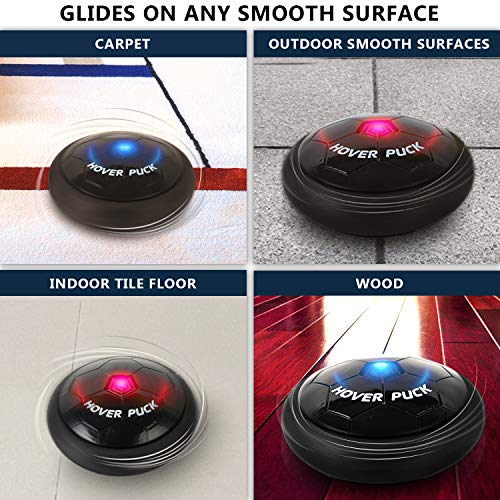 Hover Soccer Ball Indoor - Battery Operated Kicking and Gliding Across Floor Foam Hover Ball Thrilling Indoor Play - Choose an Indoor Soccer Ball Idea
