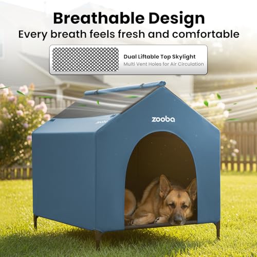 Refugio para cachorros exterior e interior ideal para proteger a tu perro en jardín o terraza 4