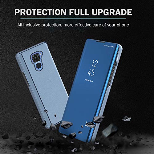 Capa C-Super Mall para Xiaomi Redmi 10X 4G/Xiaomi Redmi Note 9, capa fina transparente com suporte d