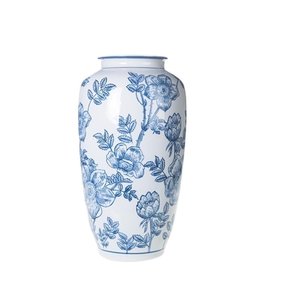 Flower Vase, Creative Ceramic Decorative Vase for Hydroponic Plants & Flowers - Four Seasons Design, Elegant Living Room Ornament for Greenery and Home Decor