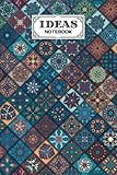  Ideas Notebook: Premium Mandalas Cover Ideas Notebook, Ideas Journal/Mini Ideas Notebook/Pocket Idea Log Book 120 Pages - Size 6\