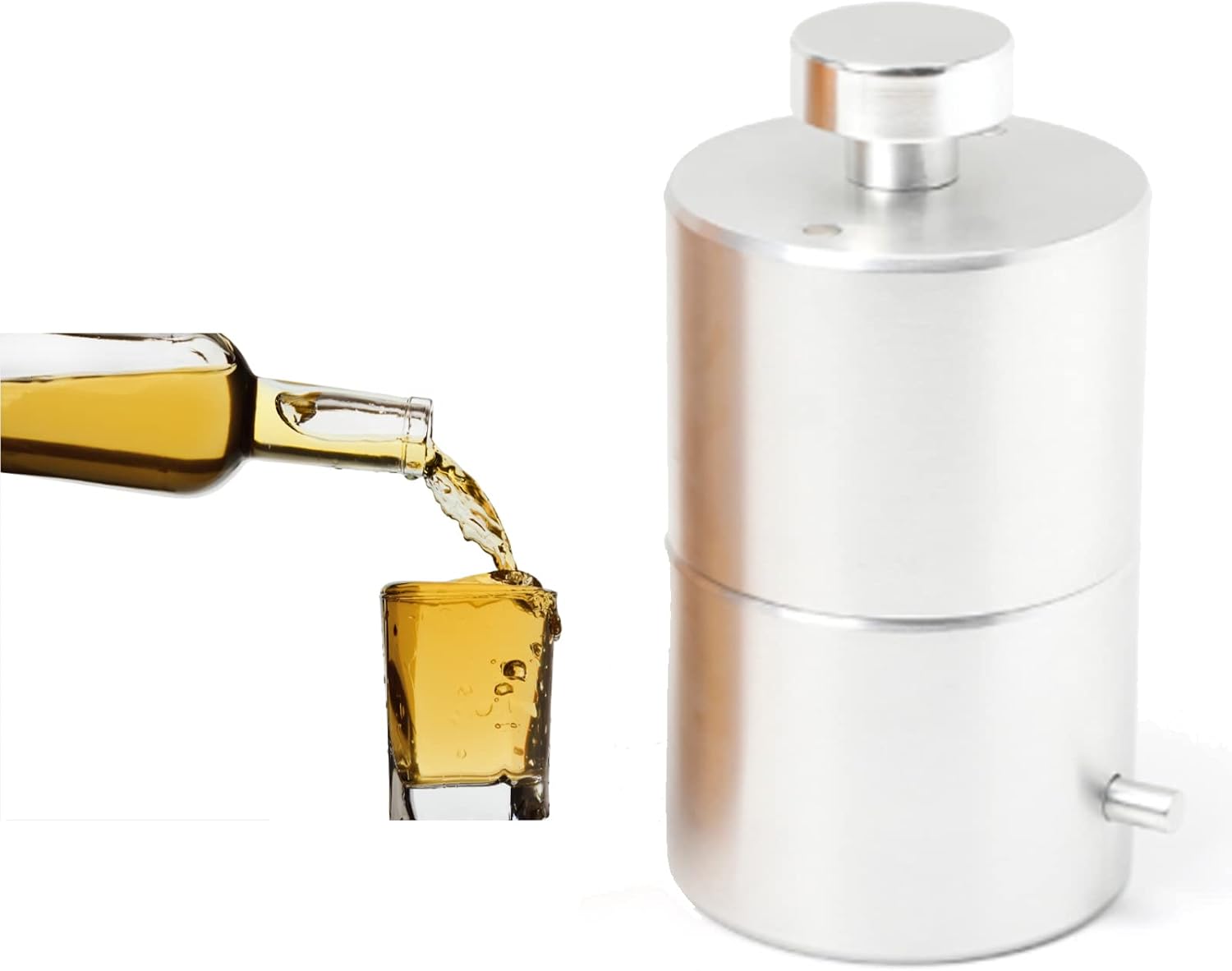 NEWTRY Ice Ball Press Ball Diameter 2.17’’ for Perfect Whisky Premium Ice Maker Crystal Ice Ball for Beer Cocktails Wine Bar