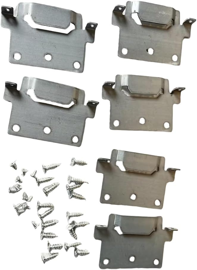 6pcs Brackets with Fitting Screws for Bed Monunting Brackets W/Fitting Screws Camper Conversion Brackets Camper Accessories