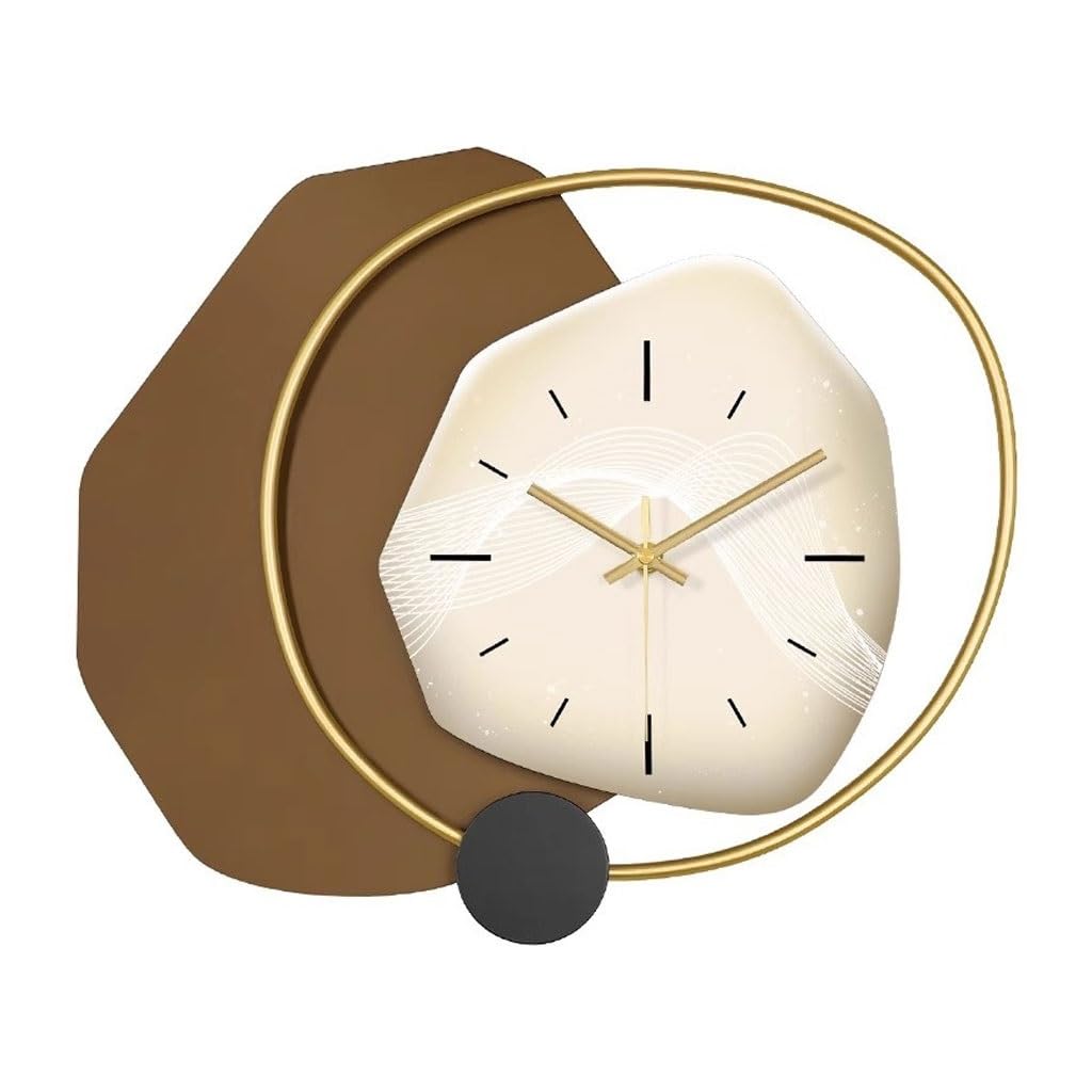 EINES Silent Decorative Wall Clock Clock Simple Modern Wall Clock Living Room Home Creative Wall Clock Decorative Wall Clock Easy to Read
