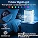 Portable Air Conditioners, 40oz Water Tank, 3 Wind Speed & 3 Cool Mist, 1-3H Timer & 7 LED Light, Personal Air Conditioner Small Mini Air Conditioner Portable Air Cooler for Room/Office