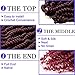 2 Packs Pre-Twisted Spring Twists Synthetic Crochet Hair Extensions 12 inch 24 strands/pack Ombre Crochet Possion Twist Braids Fiber Fluffy Curly Twist Braiding Hair Bulk (T1B/BUG#)