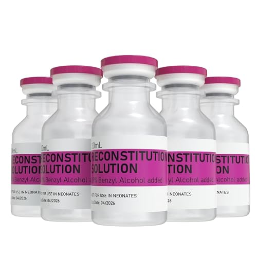 Clear Plastic Sample Bottles, 30 mL, Made in USA, 5 Pack