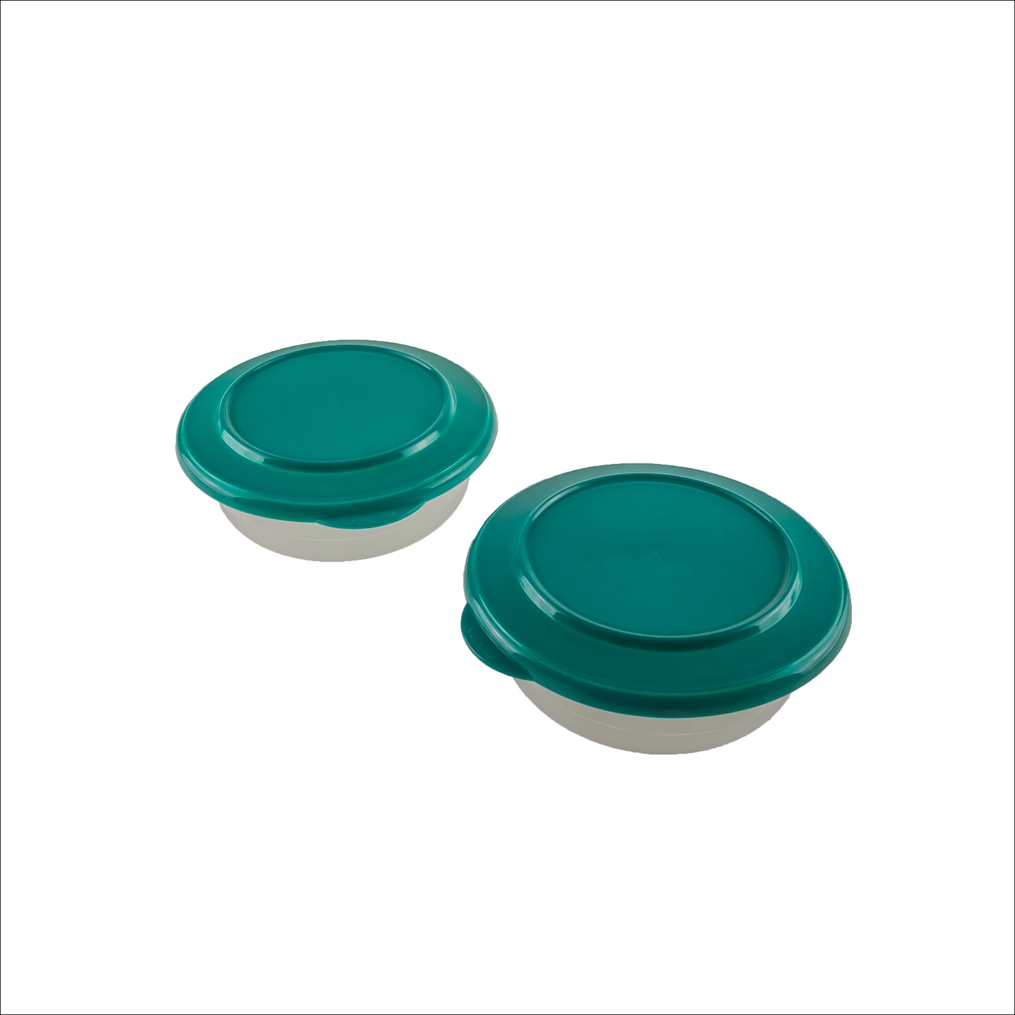 TUPPERWARE Set 2x 275ml petrol Transparent Servierschüssel, Schüssel