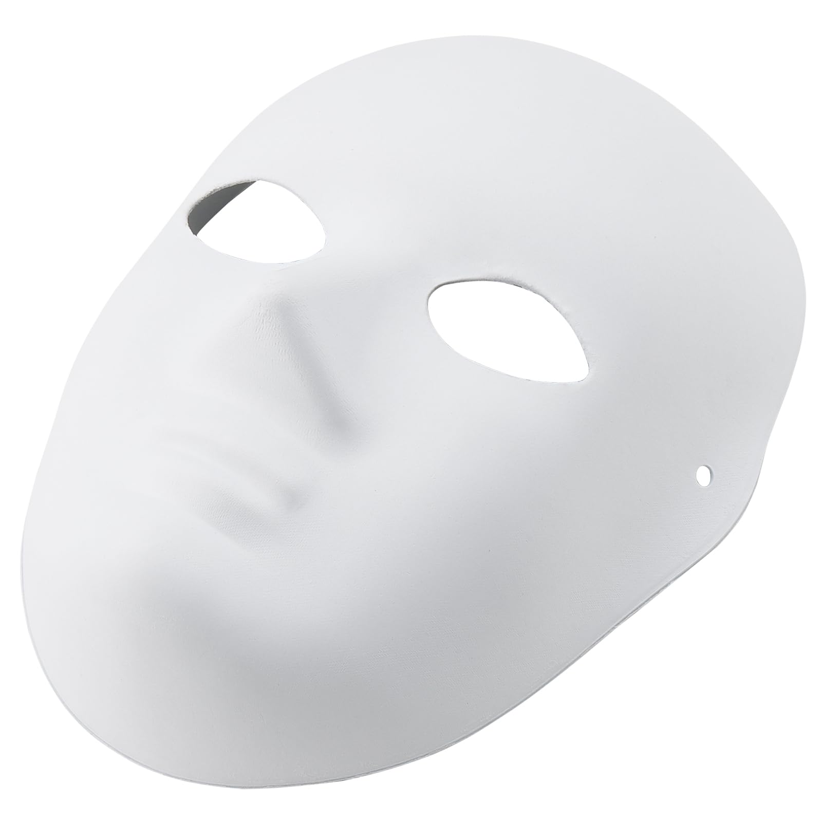 20 Maschere di Carta Bianca Fai da Te - 10 da Uomo e 10 da Donna in Polpa, Verniciabili per Carnevale, Cosplay, Halloween, Costumi