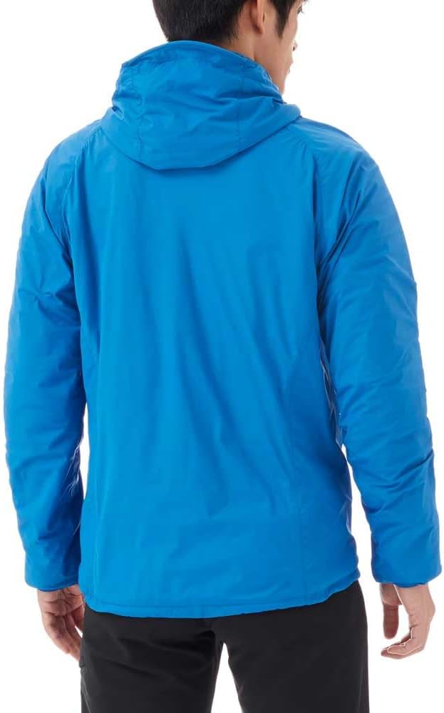 モンベル・国内正規品 ライトシェルパーカ Men's ネイビー(NV) 1106645 夏季の高山、春山ハイキング、冬山の中間着用 収納用/携帯用圧縮袋セット