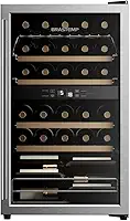 Adega Climatizada Brastemp Dual Zone 33 Garrafas Inox Bzb33beana - 127v