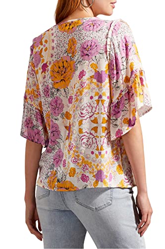 Tribal Women's Blouse W/Frill Sleeve, Lollipop #TOP1