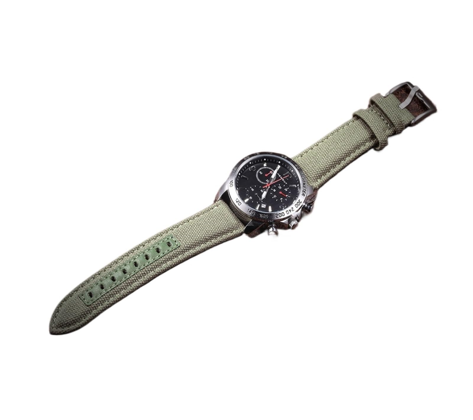 SiChouwz Cinturini For Orologi In Tela Cinturini A Sgancio Rapido In Materiale Premium Con Fibbia In Acciaio