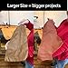3 lbs Genuine Leather Scraps – Large Pieces (Avg 8