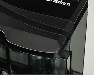 Cherlam Ultra Quiet Premium Hang On Back Filter for Planted Aquarium Fish Tank with Surface Skimmer by Petzlifeworld (6 Watts)