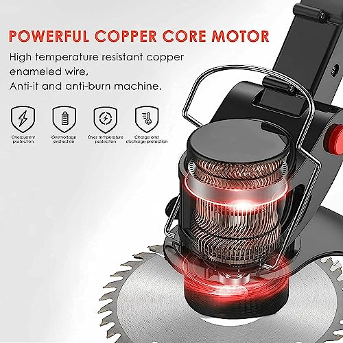 image for OWEITE String Trimmer Cordless Weed Wacker, 12V Power Grass Trimmer wi