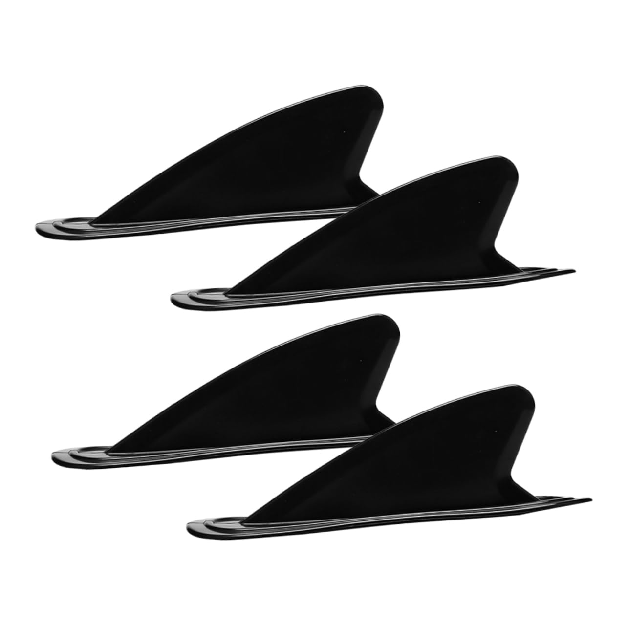 GALPADA 4Pcs Surfboard Replacement Fins Durable Paddle Board Tail Fin for Sup Surfboard Easy to Install Water Divider Tough Wear Resistant Design for Inflatable Boards
