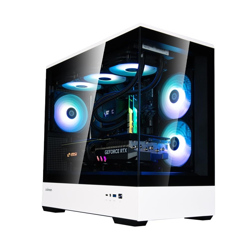 Mini Tower obudowa PC ZALMAN P30 BW (czarny/biały)