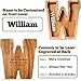 Summidate Customized Name Large Wooden Piggy Bank for Kids Boys Girls Alphabets Letter A-Z Coins Bills Money Change Bank Box Initial on Clear Cover (Laser Engraved) (Alphabet-H, Personalized-9