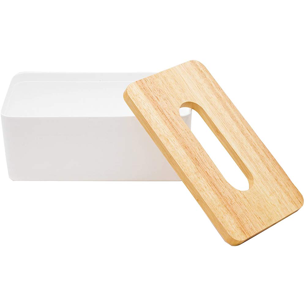 Weefselhouder Facial Tissue Box Cover Houder met Eiken