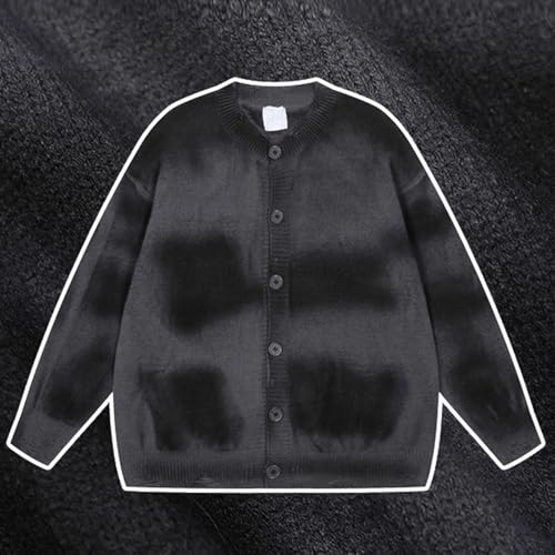 Men's Cardigan Sweaters Long Sleeve V-Neck Color Block Cardigans Casual Buttons Down Ribbed Knitted Sweater2