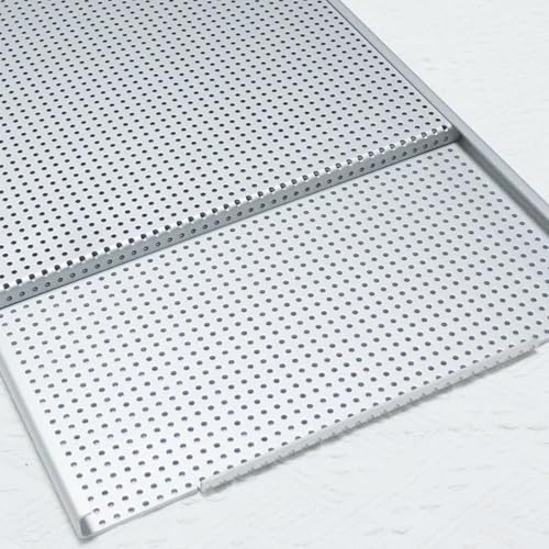 Plaque de cuisson perforée 40x30 cm amovible pour four