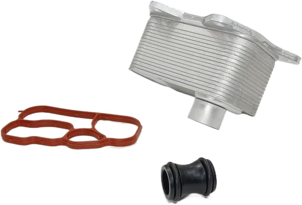 Engine Oil Cooler with Gasket Kit Replacement for Volkswagen Tiguan Passat #06K 117 021 B