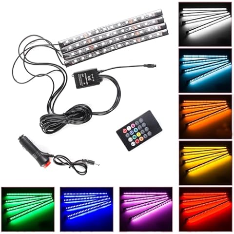 Youyijia Colourful LED Car Interior Lights Cover