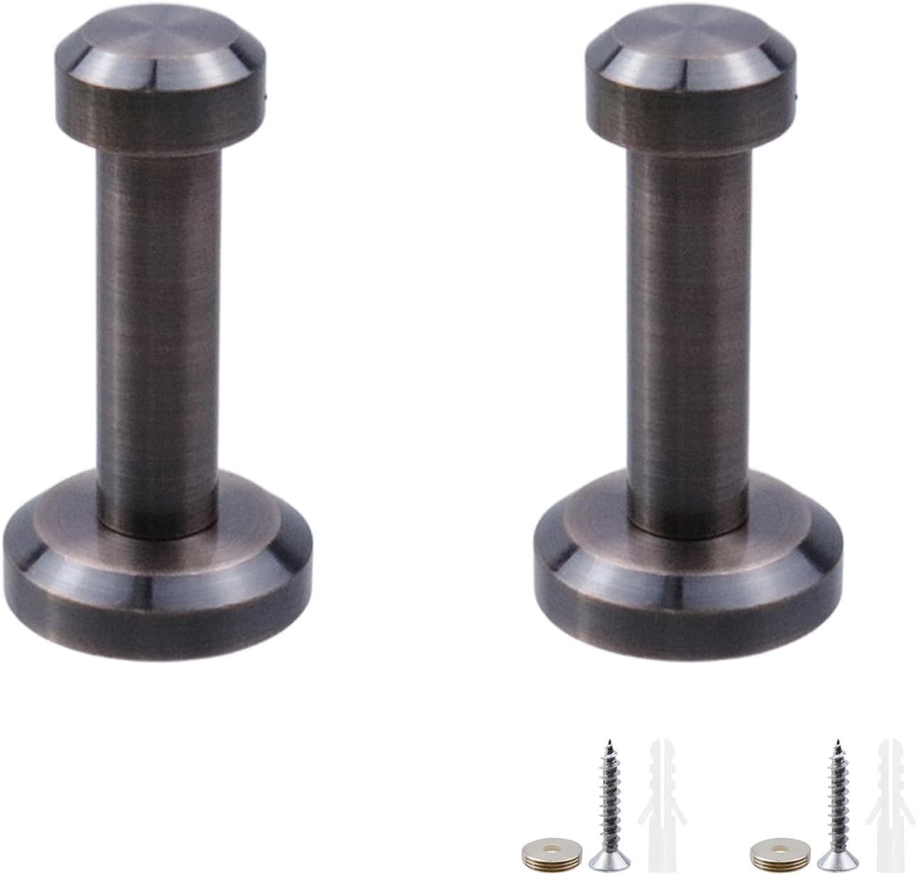 Bath Towel Hooks Red Copper Tone Wall Mounted Coat Hooks Copper Robe Hook for Bathroom Bedroom Kitchen -2pcs