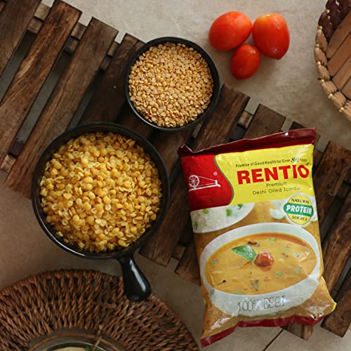 Image of Rentio Premium Desi Toor Dal | Oiled Toor Dal | Arhar Dal 5kg Pantry