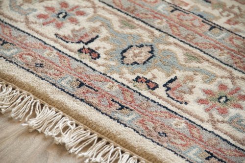 Steffensmeier Orientteppich Herati | 100% Schurwolle | Handgeknüpft | Beige, Größe: 80x400 cm – Bild 4