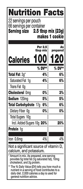 Betty Crocker Peanut Butter Cookie Mix 3-17.5 Oz (Pack of 2)