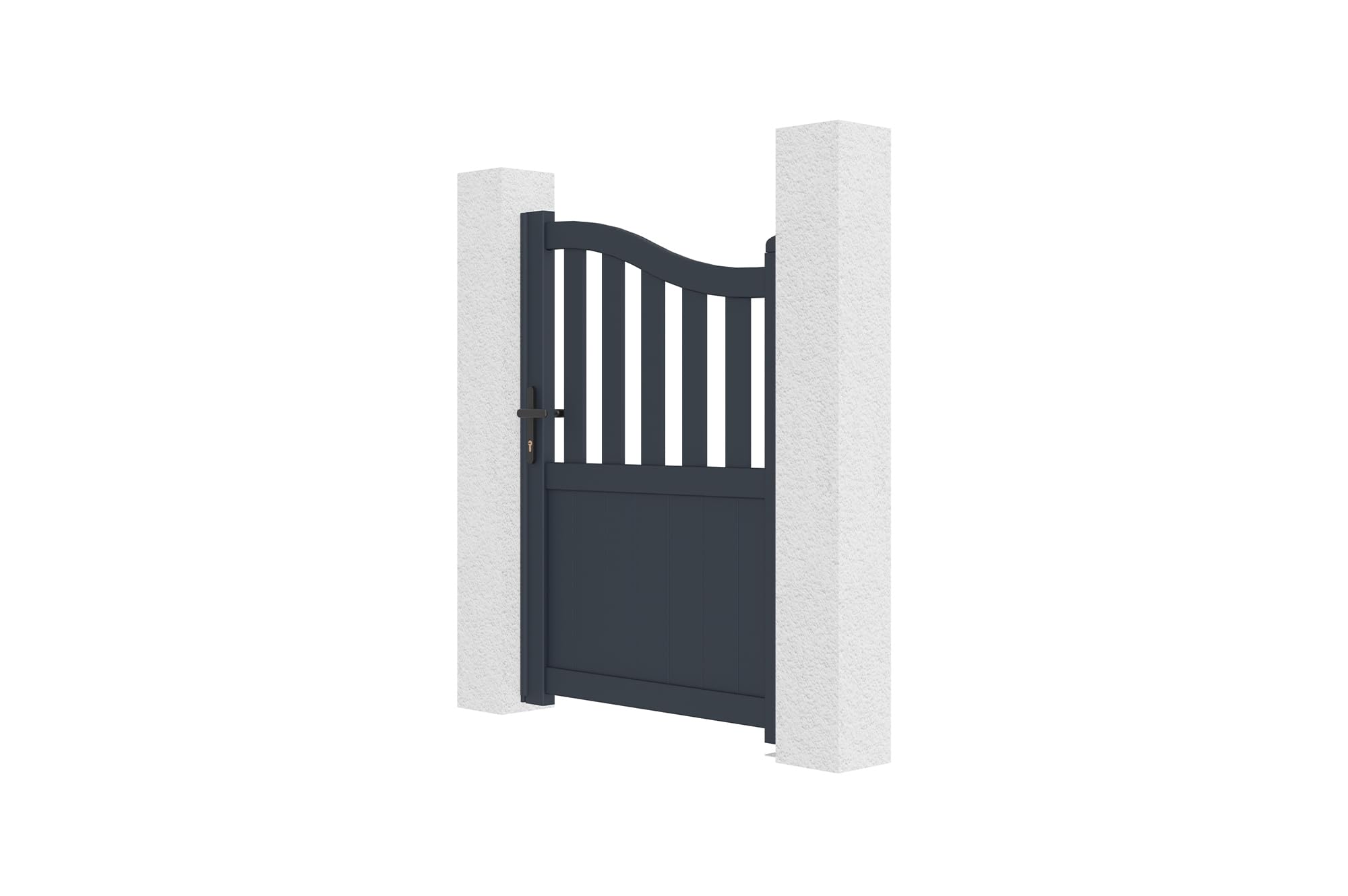 Casanoov Portillon 1m MEIJE H.140cm aluminium gris