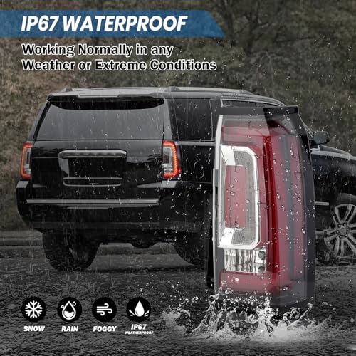 Tail Light Assembly for 2015 2016 2017 2018 2019 2020 GMC Yukon/Yukon XL Passenger Side