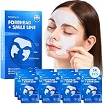 Collagen Hydrogel Mask - Wrinkle Patches for Forehead and Smile Line Patches 36 PCS with Hyaluronic Acid, Collagen, Peptides - Anti Wrinkle Patches - Face Tape for Wrinkles Overnight - Smoothing, Firming & Moisturizing