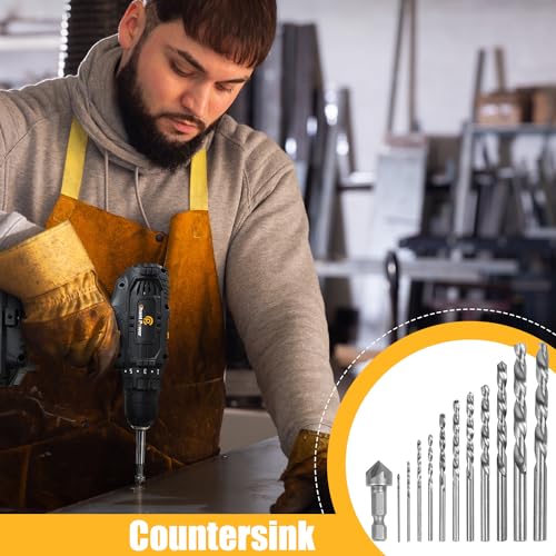 C P CHANTPOWER Drill Bit Sets and Screwdriver Bit Sets with Case for Drilling Wood, Plastic, Soft Metal, 41 Pieces 6 C P CHANTPOWER Drill Bit Sets and Screwdriver Bit Sets with Case for Drilling Wood, Plastic, Soft Metal, 41 Pieces - Image 6