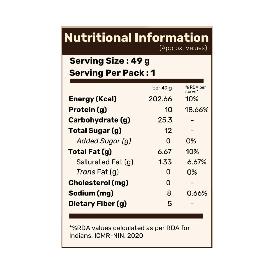 The Drill Bite - Nutty Cocoa | Pack of 6 |10g Protein Bar | Muscle Gain & Energy | No Added Sugar | Natural Ingredients | No Preservatives | Clean Plant Protein — Amazon image 5