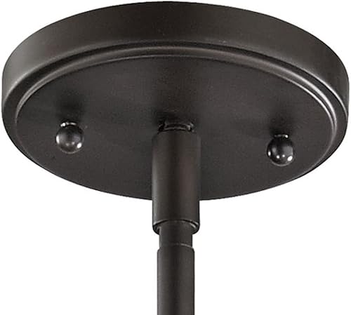 Miniatura 3 de Mini colgante de cristal sembrado industrial bronce