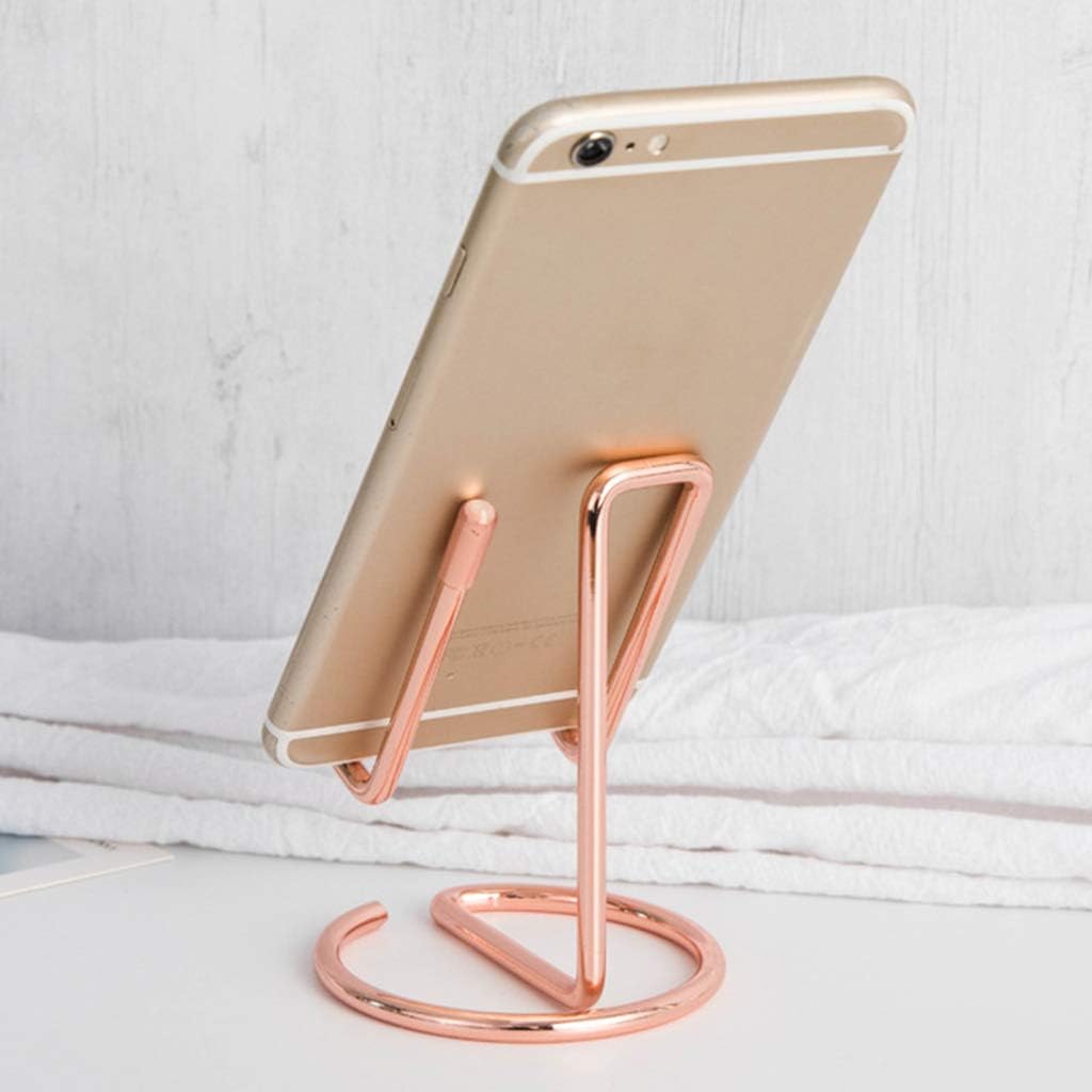 Wrought Iron Phone Holder Collectible Memorial Items Organization for Fashionable Magazine Story Books